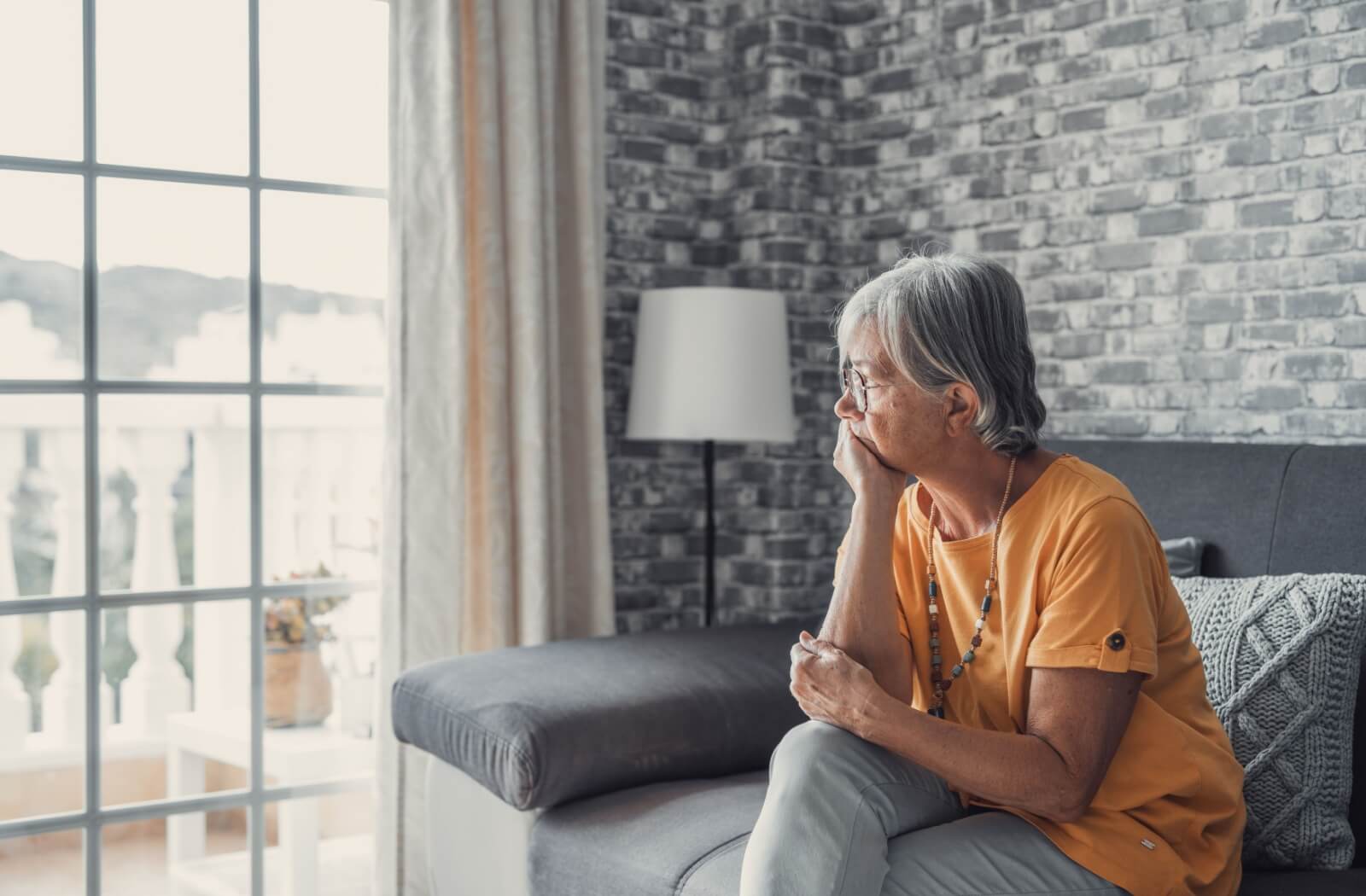 An adult caregiver experiences the onset of caregiver burnout.